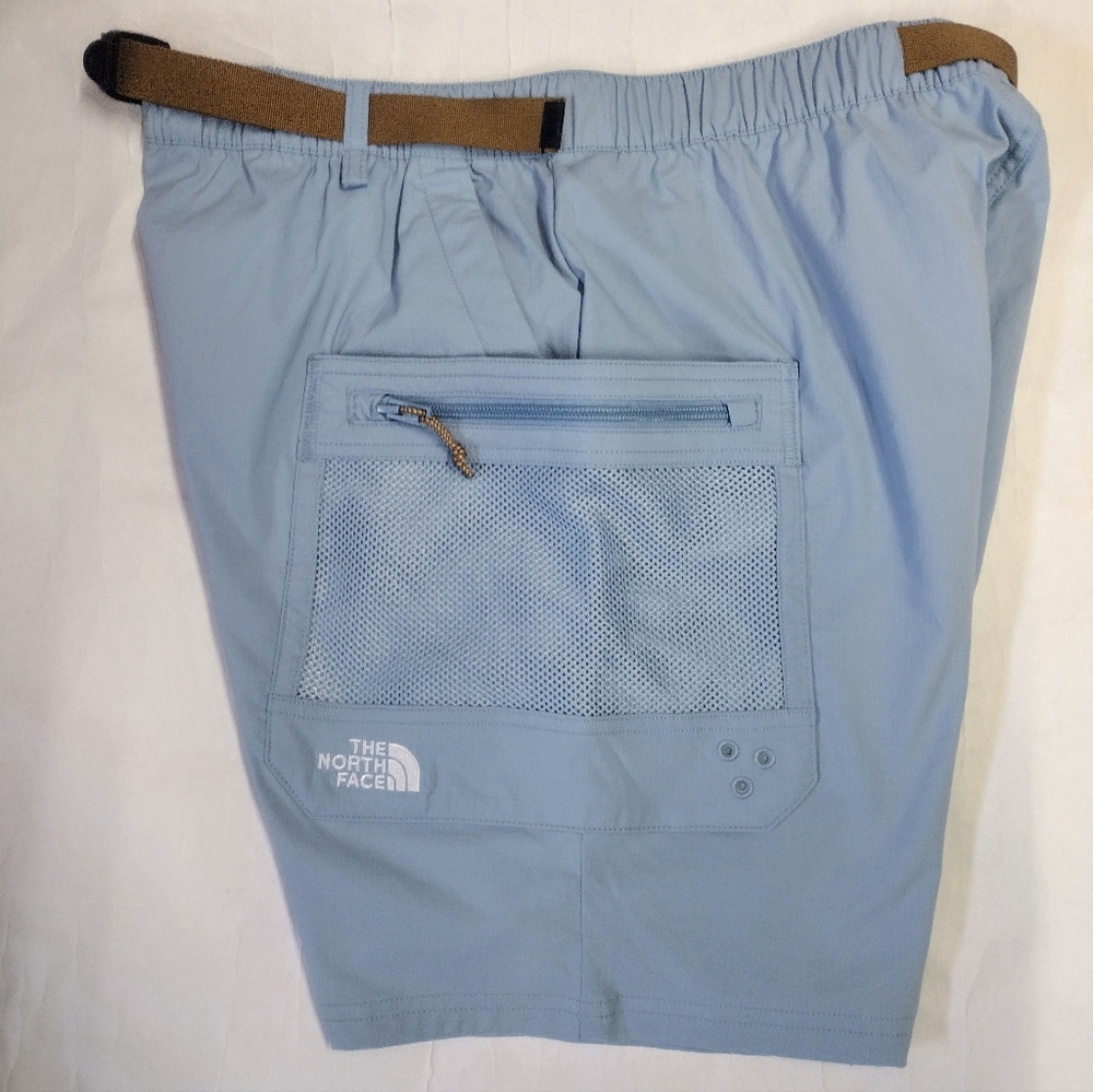 The North Face Men's M. Class V™ Pathfinder Belted Shorts in Steel Blue NWT - Picture 8 of 9